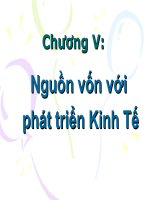 Nguồn vốn với  phát triển Kinh Tế