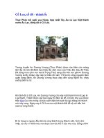 Tài liệu Cổ Loa, cố đô - thành ốc pptx