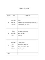 Tài liệu Gíao án tuần 10 pptx