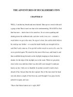 Tài liệu LUYỆN ĐỌC TIẾNG ANH QUA TÁC PHẨM VĂN HỌC-THE ADVENTURES OF HUCKLEBERRY FINN CHAPTER 13 ppt