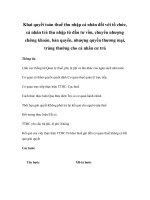 Tài liệu Khai quyết toán thuế thu nhập cá nhân đối với tổ chức, cá nhân trả thu nhập từ đầu tư vốn, chuyển nhượng chứng khoán, bản quyền, nhượng quyền thương mại, trúng thưởng cho cá nhân cư trú docx