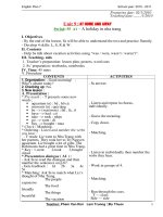 Bài soạn Giao an 7 ki 2 2010-2011