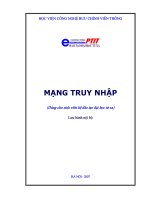 Tài liệu Mạng truy nhập - chương 1 pptx