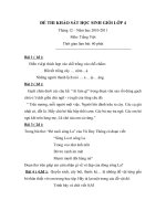 Bài soạn Đề khảo sát HSG TViệt tháng 12