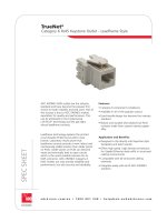 Tài liệu ADC KRONE - Datasheet - Cat 6 - Modular Jack - Leadframe (no PCB) Keystone 1 pdf