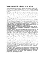 Tài liệu Bảy kỹ năng tiền bạc của người cực kỳ giàu có docx