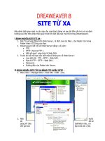Tài liệu Dreamwaver 7 : Site từ xa pptx