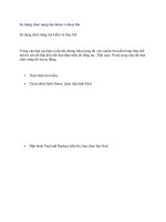 Tài liệu Sử dụng chức năng tìm kiếm và thay thế docx