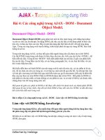 Tài liệu AJAX toàn tập part 3 ppt
