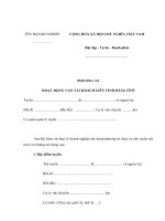 Tài liệu Mẫu phương án hoạt động vậ tải khách liên tỉnh bằng o tô ppt