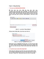 Tài liệu Chinh phục Yahoo Blog - Topic 2: Nâng cấp blog pptx