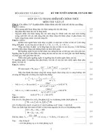 Tài liệu Đáp án thi ĐH Lý khối A 2002 docx