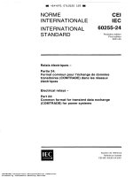 iec 60255-24 electrical relays - common format for transient data exchange (comtrade) for power s