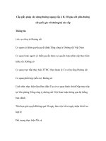 Tài liệu Cấp giấy phép xây dựng đường ngang cấp I, II, III giao cắt giữa đường sắt quốc gia với đường bộ các cấp doc