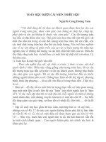 Tài liệu TOÁN HỌC DƯỚI CÁI NHÌN TRIẾT HỌC Nguyễn Cung Hoàng Nam pdf