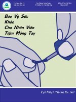 Tài liệu Bảo vệ sức khỏe cho nhân viên tiệm móng tay docx
