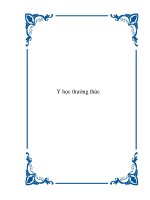 Tài liệu Y học thường thức docx