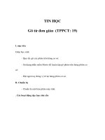 Tài liệu Gõ từ đơn giản doc