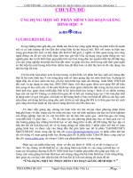 Bài soạn CHUYEN DE HINH HOC 9( uong dung ve hinh)