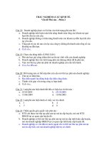 Tài liệu Trắc nghiệm Luật kinh tế Vấn đề Phá sản – Phần 2 pptx