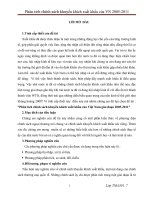 Phân tích chính sách khuyến khích xuất khẩu của việt nam 2005 2011 