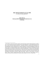 Tài liệu Học thuyết kinh tế cơ cấu mới ppt