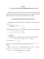 Về không gian vectơ symplectic 