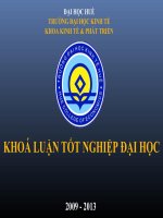 Slide NÂNG CAO HIỆU QUẢ sản XUẤT KINH DOANH điện NĂNG tại CÔNG TY điện lực THỪA THIÊN HUẾ 