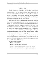 Đầu tư trực tiÕp nước ngoài vào Việt Nam 20 năm đổi mới