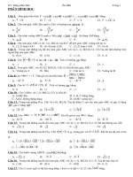 Tài liệu Tài liệu ôn thi HKI phần hình học lớp 12 ppt