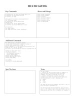 Tài liệu MULTICASTING pptx
