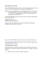 Tài liệu Using SQL phần 4 doc