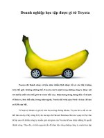 Tài liệu Doanh nghiệp học tập được gì từ Toyota pdf
