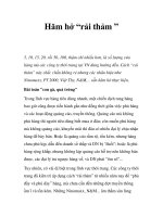 Tài liệu Hăm hở “rải thảm ” doc