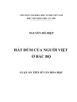 HÁT đúm của NGƯỜI VIỆT ở bắc bộ 