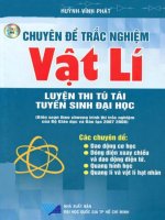 Chuyên đề trắc nghiệm Vật lí