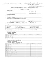 Tài liệu BIÊN BẢN KIỂM ĐỊNH KỸ THUẬT AN TOÀN THANG MÁY ĐIỆN ppt