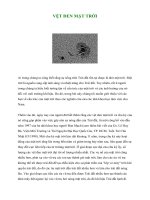 Tài liệu Mặt Trời và chu kỳ vệt đen Mặt Trời doc