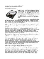 Tài liệu 5 thay đổi đơn giản để giảm lỗi ổ cứng ppt