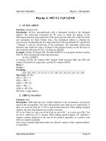 Tài liệu Giáo trình Vi điều khiển - Phục lục 4 pdf