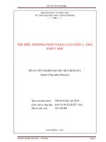 Tìm hiểu phương pháp nâng cao chất lượng ảnh y học 