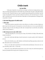 Tiểu luận phân tích về chiến tranh 