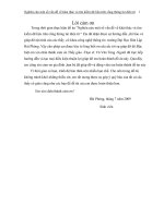 Nghiên cứu một số vấn đề về khai thác và tìm kiếm dữ liệu trên cổng thông tin điện tử 