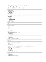 Tài liệu Hướng dẫn gõ công thức toán trên diễn đàn pptx