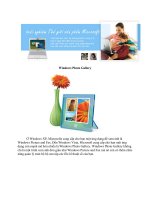 Tài liệu Windows Photo Gallery pdf
