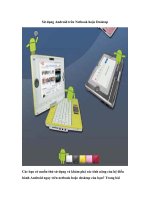 Tài liệu Sử dụng Android trên Netbook hoặc Desktop docx
