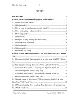 Giải pháp hạn chế rủi ro trong phương thức thanh toán L/C tại ngân hàng No&PTNT Thanh Trì