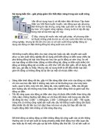 Tài liệu Sử dụng biến tần - giải pháp giảm tổn thất điện năng trong sản xuất nông nghiệp pptx