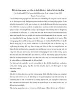 Điện trường ngang bên trên và dưới đất được sinh ra bởi các tia chớp 