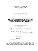 Tri thức thanh chương trong sự nghiệp đấu tranh chống ngoại xâm từ năm 1945 